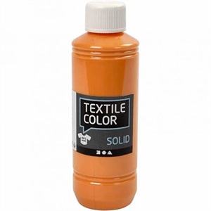 Textil Fast, orange, täckande, 250 ml